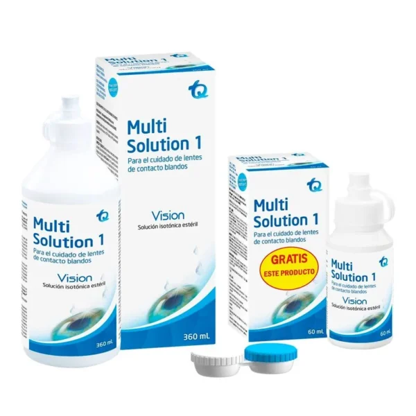 Multi Solution Plus 360ml + 60ml gratis – Solución Multipropósito para Lentes de Contacto - Image 2